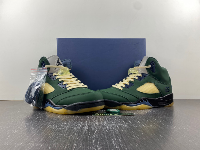 Air Jordan 5 "Navy Green”