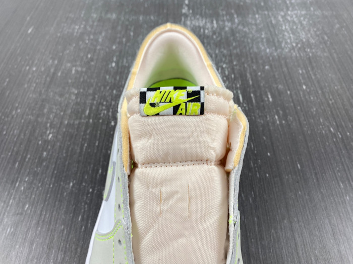 Jordan 1 Retro Low White Ghost Green Black DM7837-103