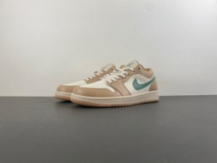 Air Jordan 1 Low Light Orewood Brown Hemp DC0774-130