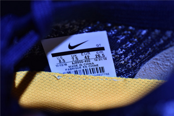 Nike Air VaporMax Flyknit 3 Navy Orange AJ6900-400