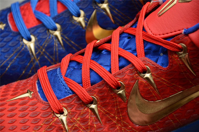 NIKE ZOOM KOBE VII RLX RED BLUE METALLIC GOLD 488371-406