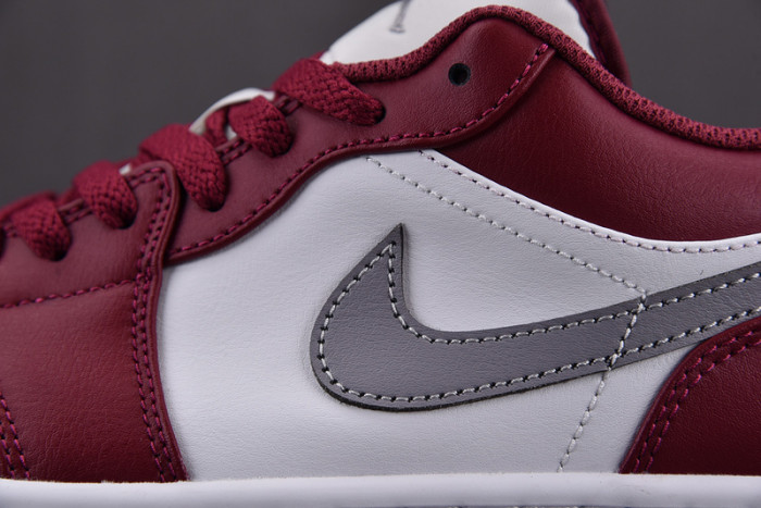 Jordan 1 Low White Bordeaux 553558-615