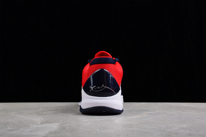 NIKE ZOOM KOBE 5 USA WHITE OBSIDIAN SPORT RED 386430-103