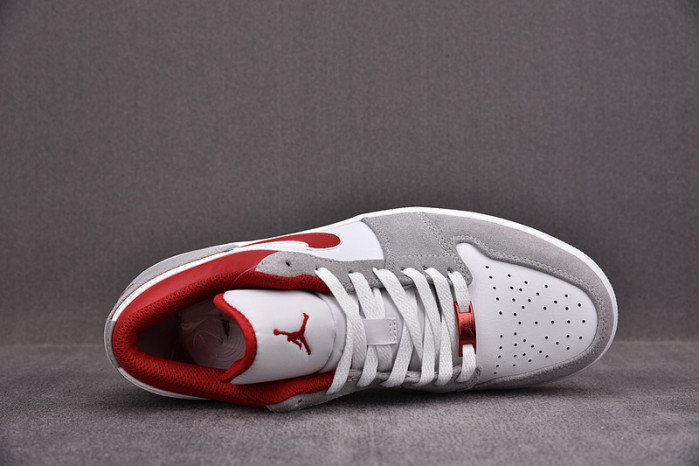 Jordan 1 Low SE Light Smoke Grey Gym Red DC6991-016