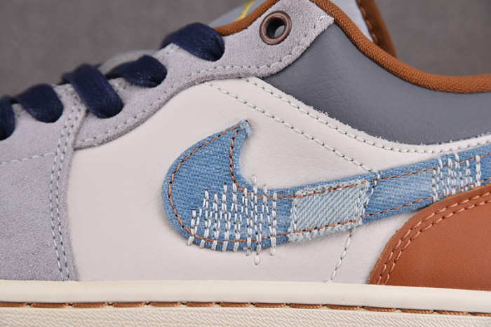 Jordan 1 Low SE Phantom Repaired Denim Swoosh FZ5042-041