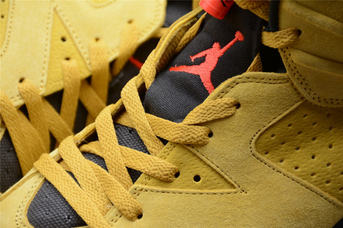 Travis Scott Air Jordan 6 yellow Cactus Jack CN1084-300