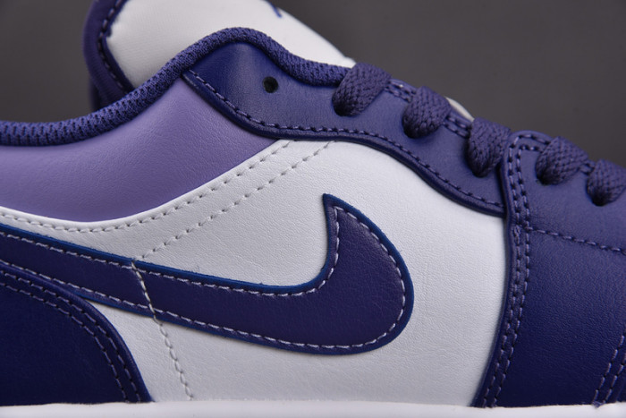 Air Jordan 1 Low White Purple 553558-515