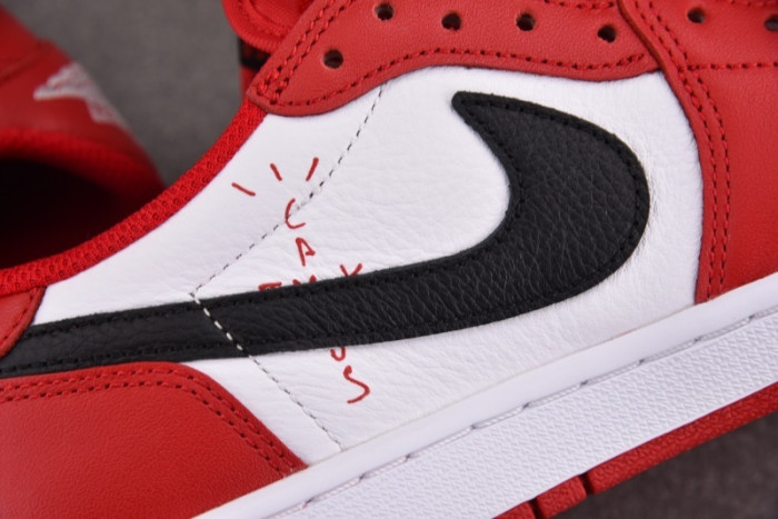 Travis Scott x AIR Jordan 1 Retro Low OG SP White Red DM7866-101