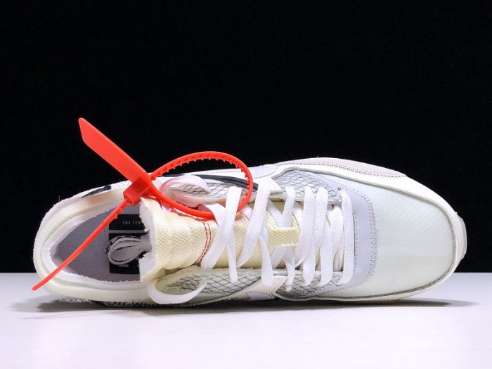 OFW x Nike Air Max 90 Sail Muslin Virgil Abloh AA7293-100