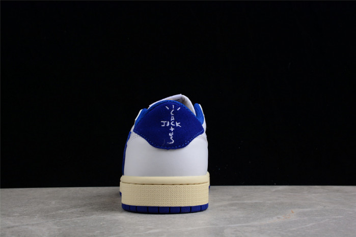 TRAVIS SCOTT X AIR JORDAN 1 LOW SAIL/WHITE/ROYAL BLUE DM9868-218