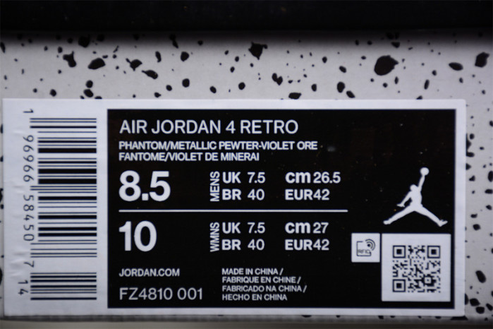 A MA MANIERE X AIR JORDAN 4 WMNS "PHANTOM" FZ4810-001