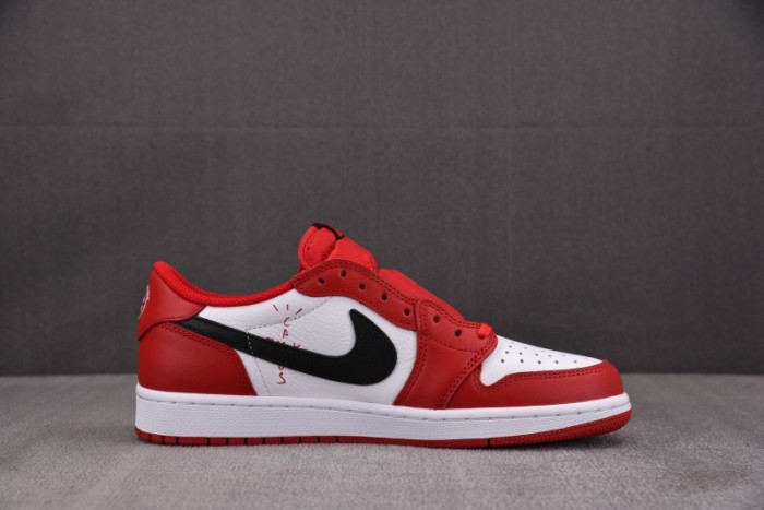 Travis Scott x AIR Jordan 1 Retro Low OG SP White Red DM7866-101