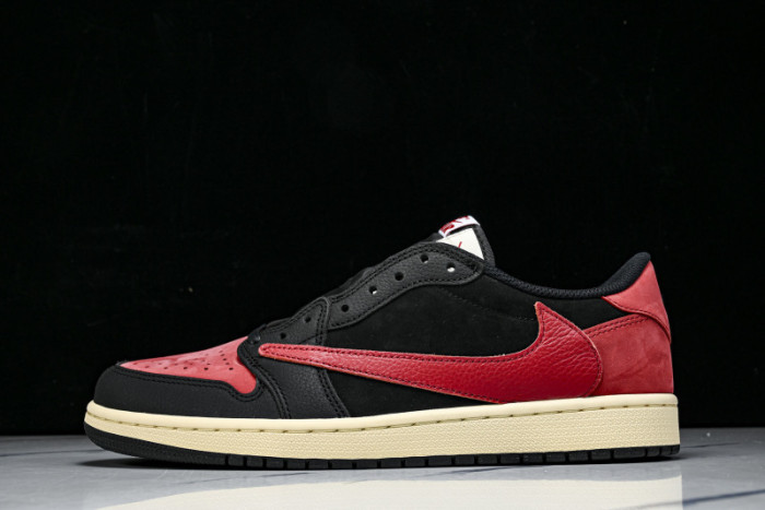 Travis Scott x AIR Jordan 1 Low Black Red DM7866-061