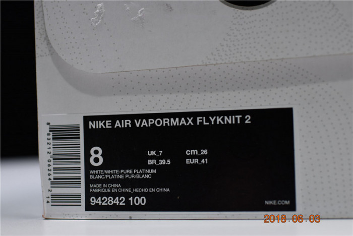 Nike Air VaporMax 2.0 Triple White 942842-100