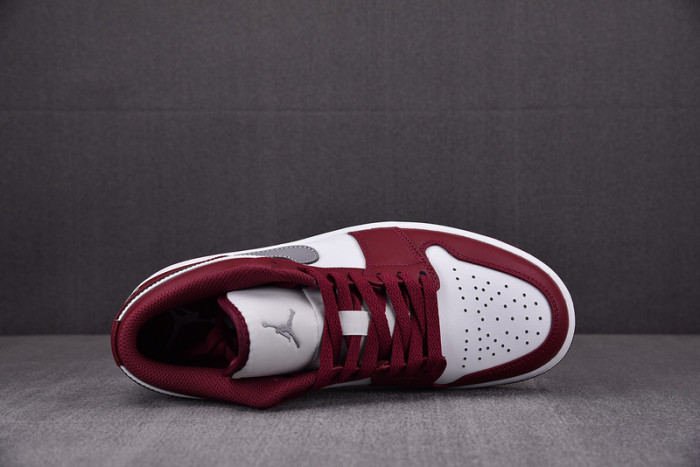 Jordan 1 Low White Bordeaux 553558-615