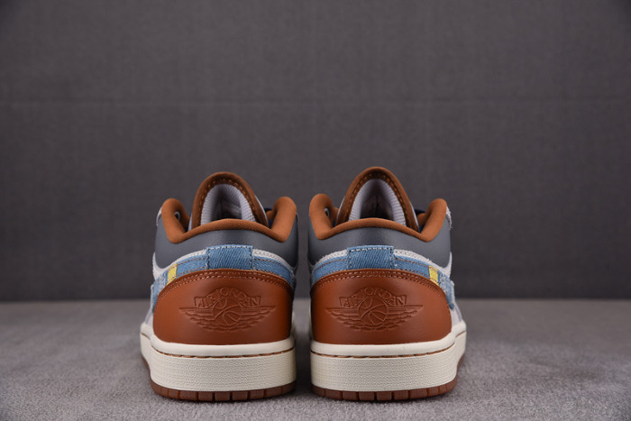 Jordan 1 Low SE Phantom Repaired Denim Swoosh FZ5042-041