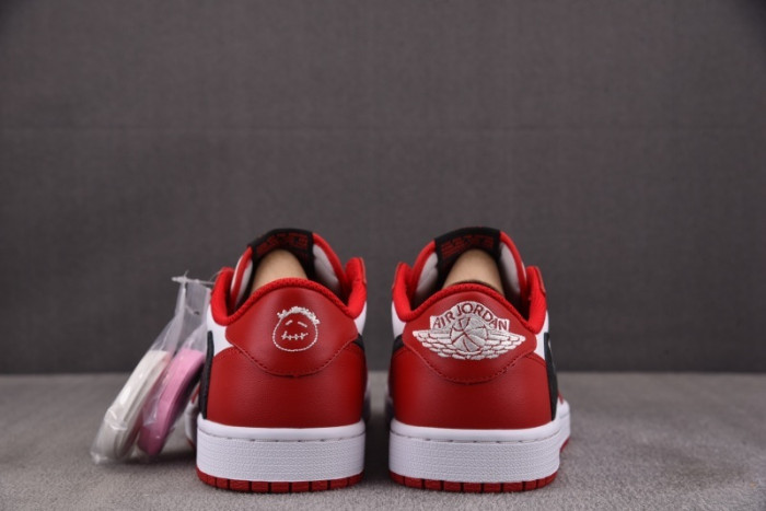 Travis Scott x AIR Jordan 1 Retro Low OG SP White Red DM7866-101