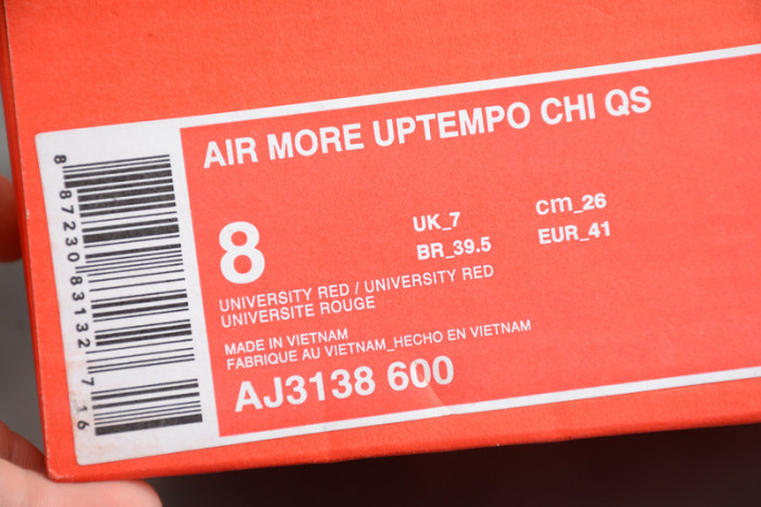 Nike Air More Uptempo Chicago AJ3138-600