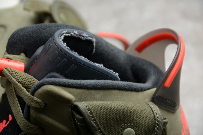 Travis Scott Air Jordan 6 Medium Olive Cactus Jack CN1084-200