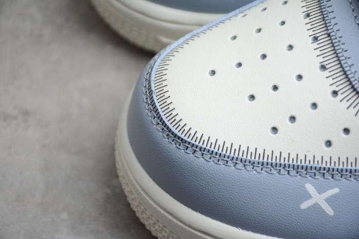 Kaws x Nike Air Force 1 07 Mid White Blue Black CW2308-211