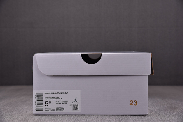 AIR JORDAN 1 LOW SE CANVAS "ORANGE" FN3722-801