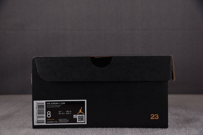 Air Jordan 1 Low Iron Grey 553558-152