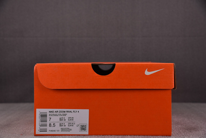 Nike Rival Fly 4 White Total Orange Pale Ivory Black FV6040-101