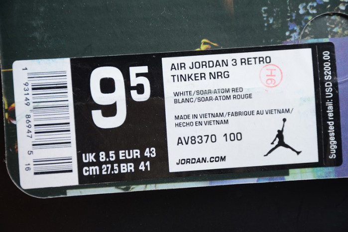 Air Jordan 3 Retro Seoul Korea AV8370-100