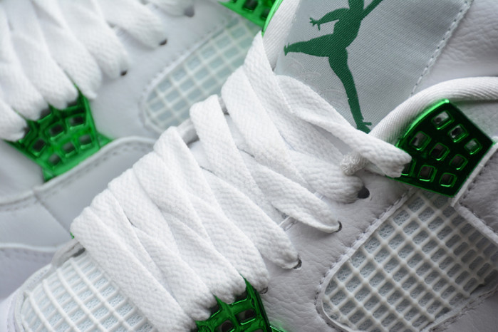 Air Jordan 4 Retro “Pure Money” white green CT8527-113