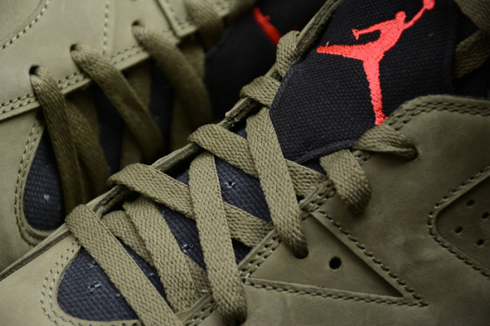 Travis Scott Air Jordan 6 Medium Olive Cactus Jack CN1084-200