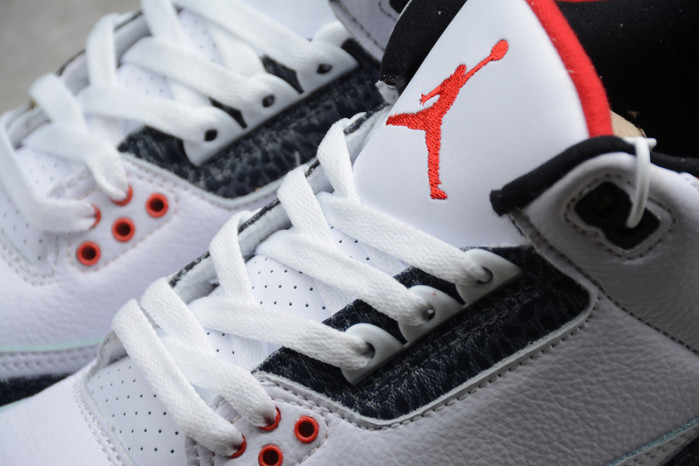 Air Jordan 3 Retro Denim "Fire Red" CZ6431-100