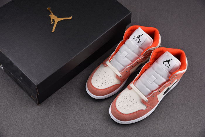 AIR JORDAN 1 MID GS “ORANGE SUEDE” DV1336-800