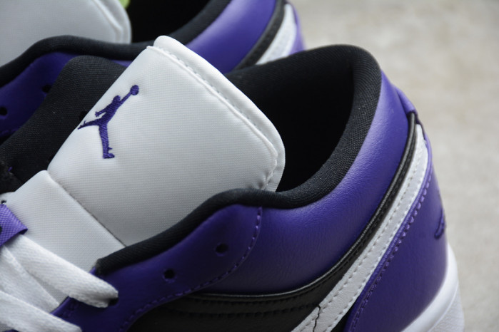 AIR JORDAN 1 LOW COURT PURPLE BLACK 553558-501