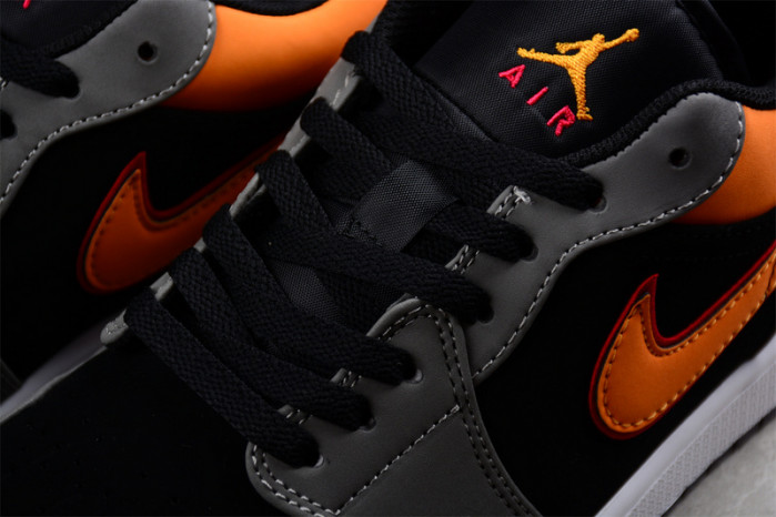 AIR JORDAN 1 LOW LIGHT GRAPHITE VIVID ORANGE FN7308-008