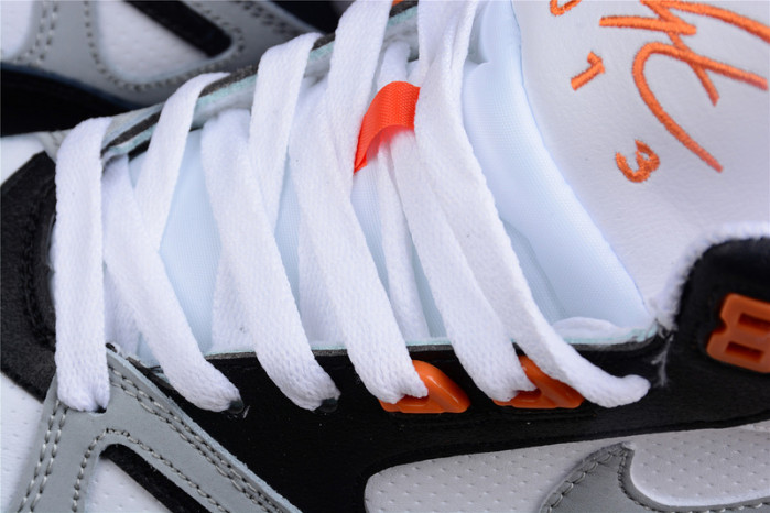 Nike Air Flight 13 Mid White Wolf Grey Total Orange Black 579961-105