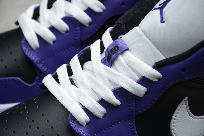 AIR JORDAN 1 LOW COURT PURPLE BLACK 553558-501