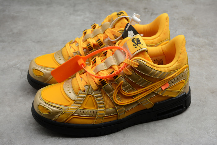 OFW x Nike Air Rubber Dunk “University Gold CU6015-700