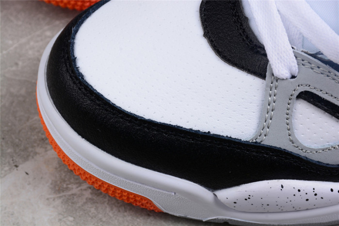 Nike Air Flight 13 Mid White Wolf Grey Total Orange Black 579961-105