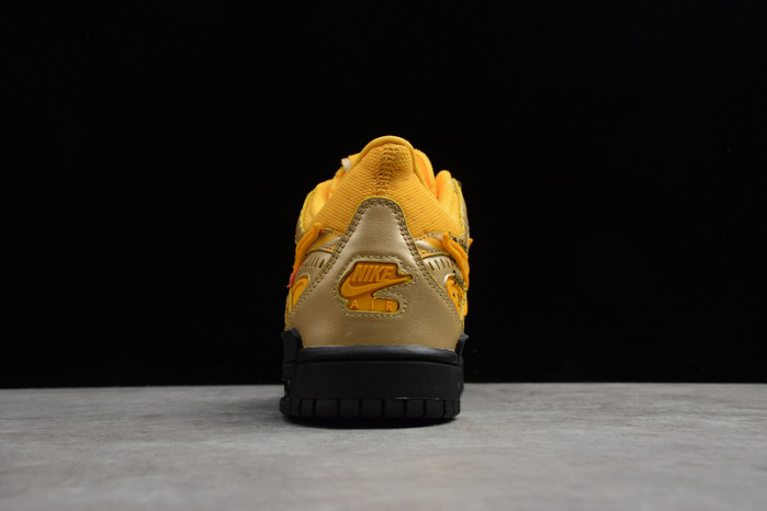 OFW x Nike Air Rubber Dunk “University Gold CU6015-700