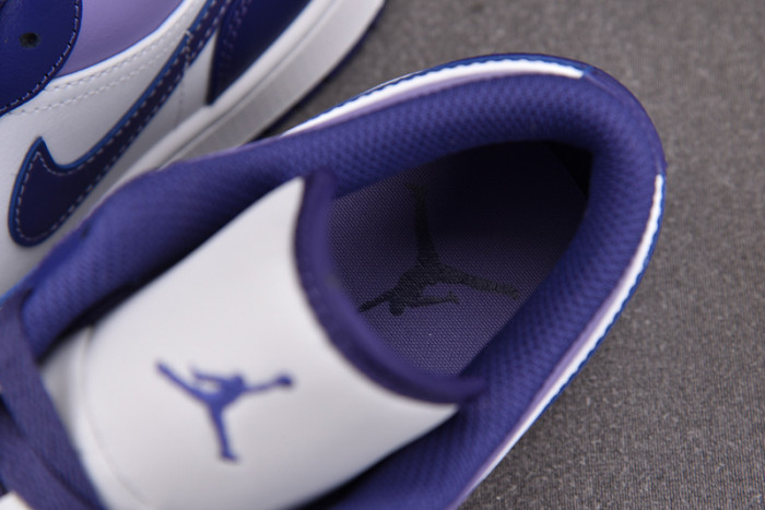 Air Jordan 1 Low White Purple 553558-515