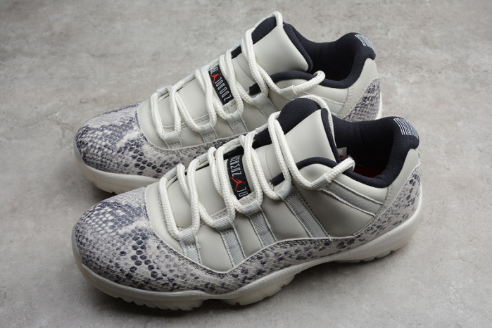 Air Jordan 11 Low Snakeskin Light Bone CD6846-002