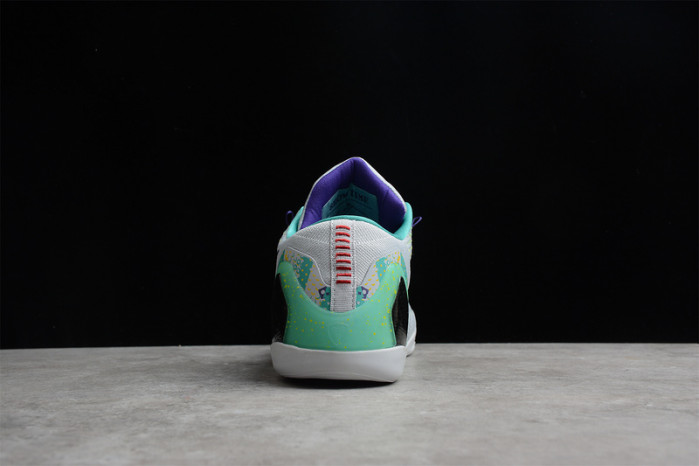 NIKE KOBE 9 GREY GREEN PURPLE 630487-005