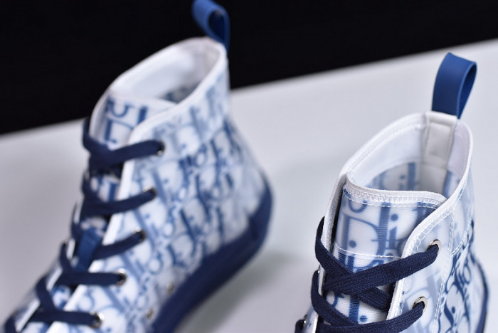 B23 Oblique High Top Sneakers bule T00480H069