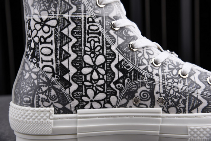 B23 OBLIQUE HIGH TOP SNEAKERS T00480H0534
