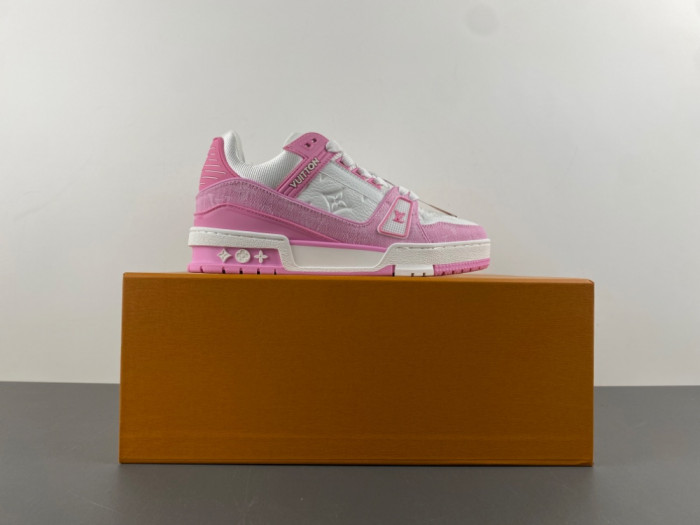 LV TRAINER SNEAKER (Denim fabric)