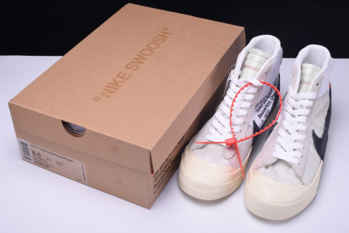 OFW x Nike Blazer MID THE TEN 10 Virgil Abloh AA3832-100
