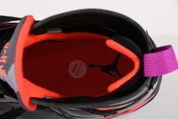 Air Jordan 7 Retro Black Patent Leather 313358-006